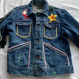 RARE 70's Wrangler Patchwork Jean Jacket